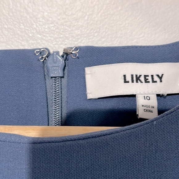 Likely Manhattan Dress in steel blue - size 10 - Picture 6 of 7
